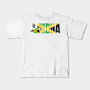 The 61st Jamaican Independence Day, (It Inna Mi DNA) Kids T-Shirt